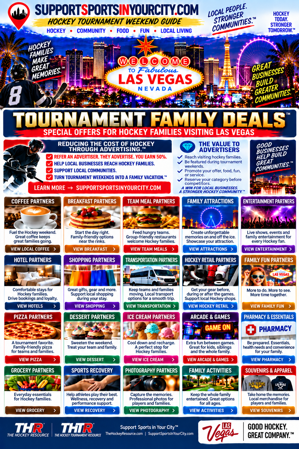 Support Sports in Your City Las Vegas featured businesses
