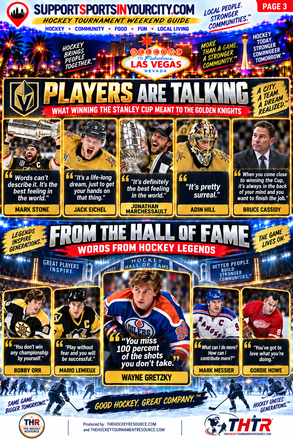 Players are talking about tournament travel