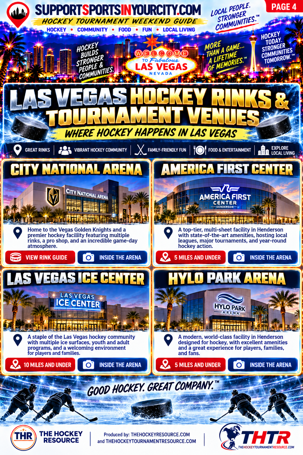 Las Vegas sports venues and tournament information
