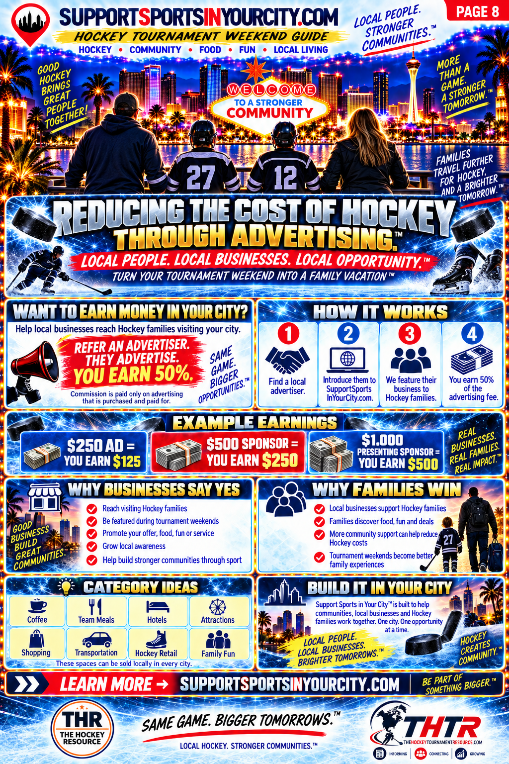 Las Vegas tournament family local services