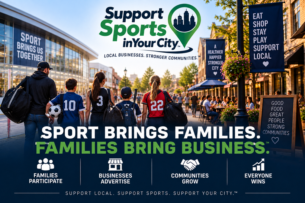 SUPPORT SPORTS IN YOUR CITY